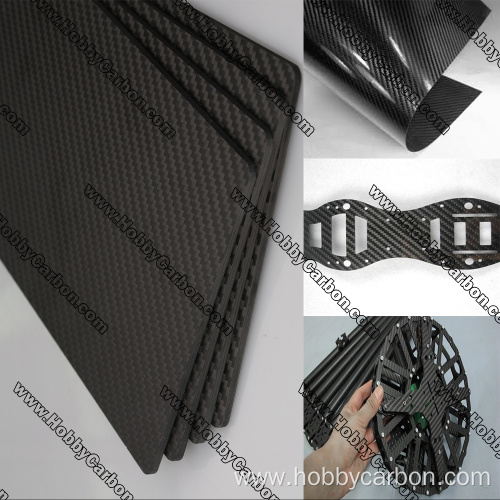 3K twill matte Carbon Fiber Sheet for Sale